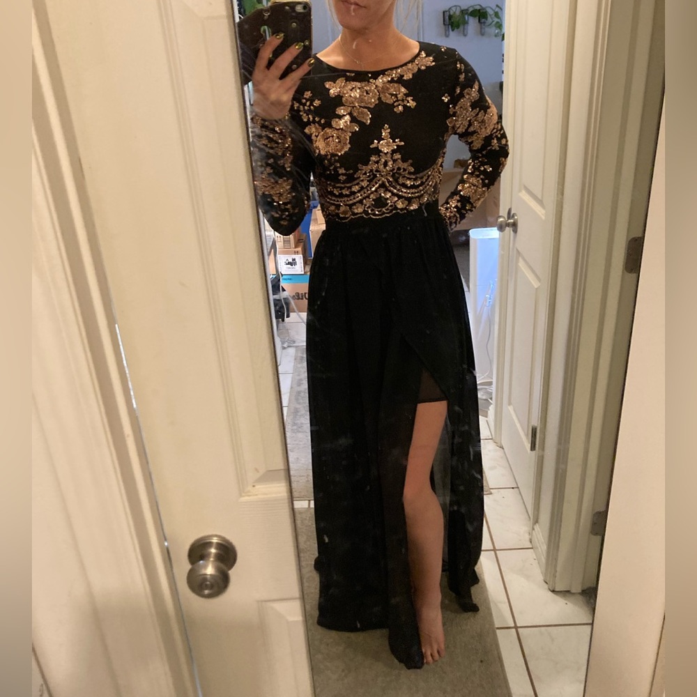 Formal dress, open back